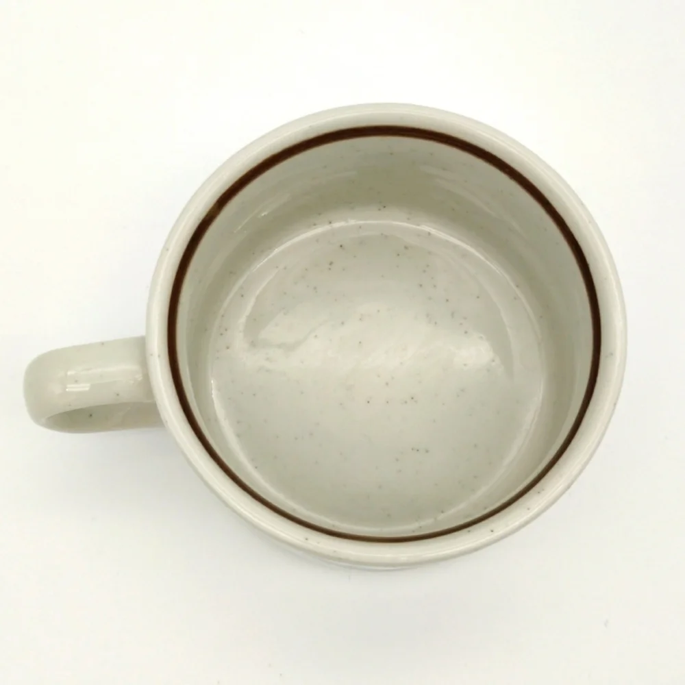 Vintage Otagiri Speckled Trapeze Clown Circus coffee mug
